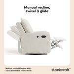 Timeless ivory recliner recline callout