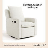 Timeless ivory boucle recliner style callout