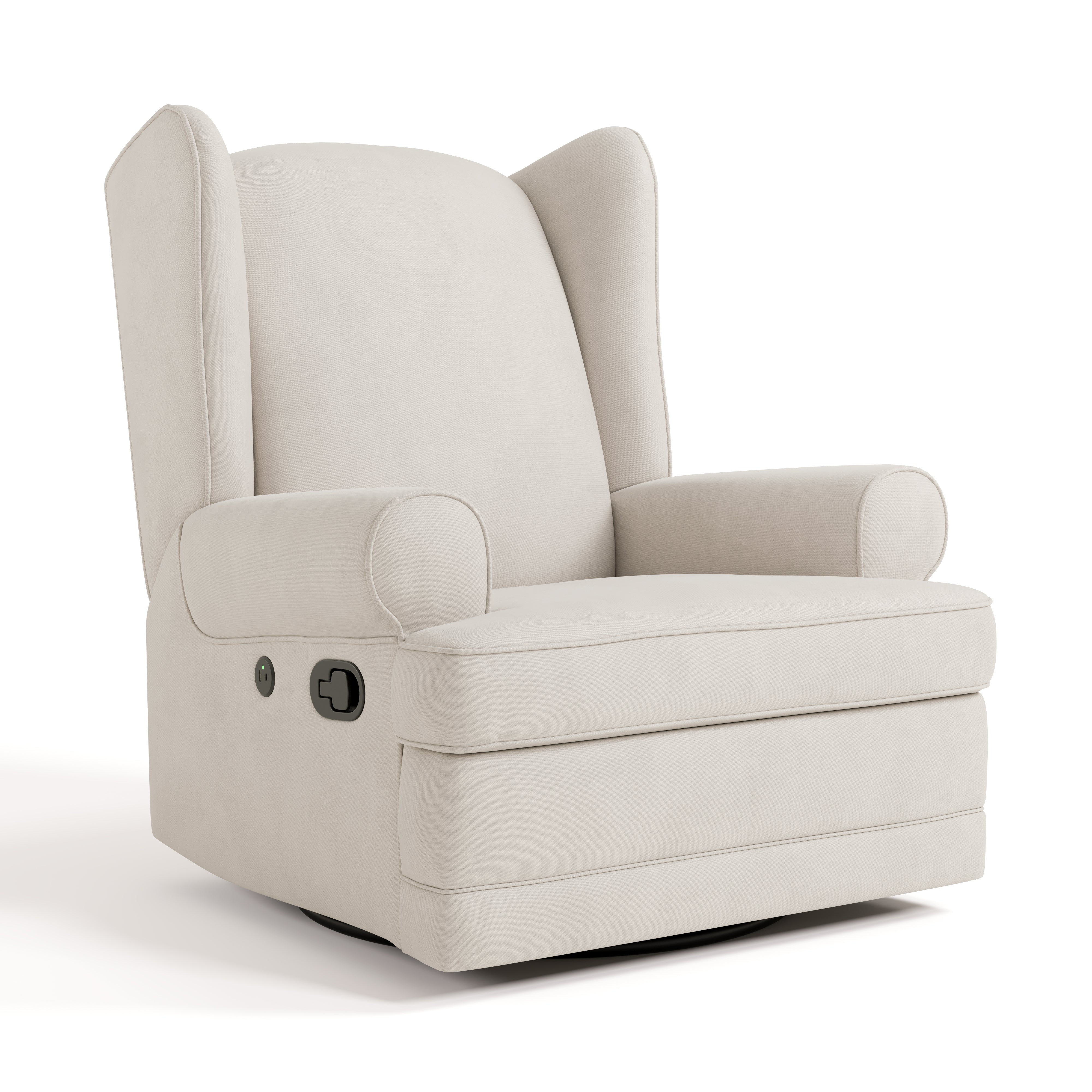 Serenity ivory glider angle view