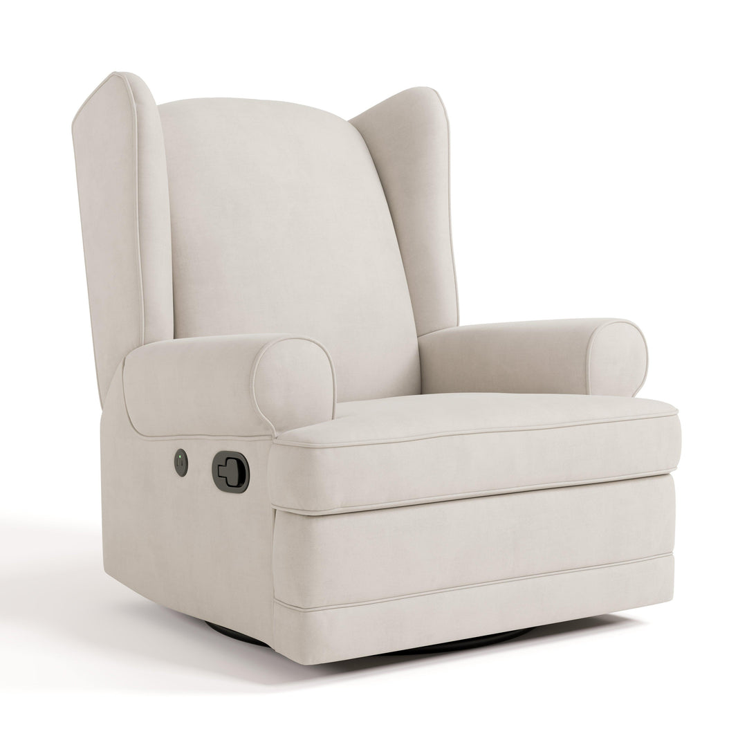 Storkcraft® Serenity Wingback Upholstered Recliner Glider Storkcraft