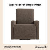 Kyoto mountain brown boucle power recliner wider seat callout