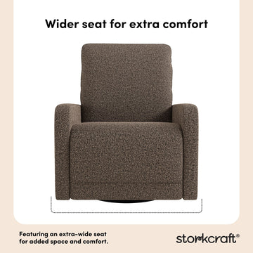Storkcraft® Kyoto Deluxe Extra-Wide Nursery Power Recliner Swivel Glider