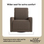 Kyoto mountain brown boucle glider wider seat callout