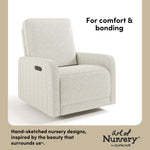 Kyoto ivory boucle glider style callout