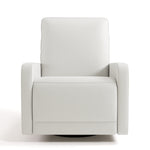 Kyoto ivory basketweave power recliner front view