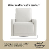 Kyoto ivory basketweave glider wider seat callout