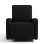 Kyoto black boucle power recliner front view