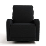 Kyoto black boucle power recliner front view