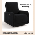 Kyoto black boucle power recliner style callout