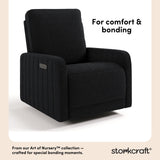 Kyoto black boucle power recliner style callout