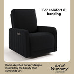 Kyoto black boucle glider style callout