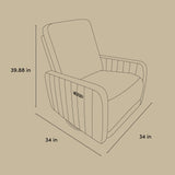 Kyoto glider line drawing with dimensions