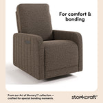 Kyoto mountain brown boucle power recliner style callout