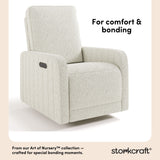 Kyoto ivory boucle power recliner style callout