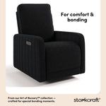 Kyoto black boucle power recliner style callout