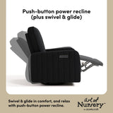 Kyoto black boucle glider power recline callout