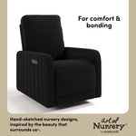 Kyoto black boucle glider style callout