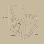Kyoto glider line drawing with dimensions