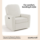 Amalfi ivory boucle recliner style callout