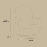Amalfi glider line drawing with dimensions