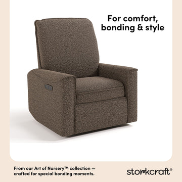 Storkcraft® Santos Deluxe Nursery Power Recliner Swivel Glider