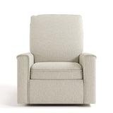 Santos dune basketweave power recliner front view