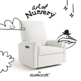 Sorrento ivory basketweave glider with black doodles overlaid on image