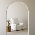 Sorrento ivory basketweave glider in a nursery