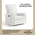 Sorrento ivory basketweave glider style callout