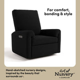 Sorrento black boucle glider style callout
