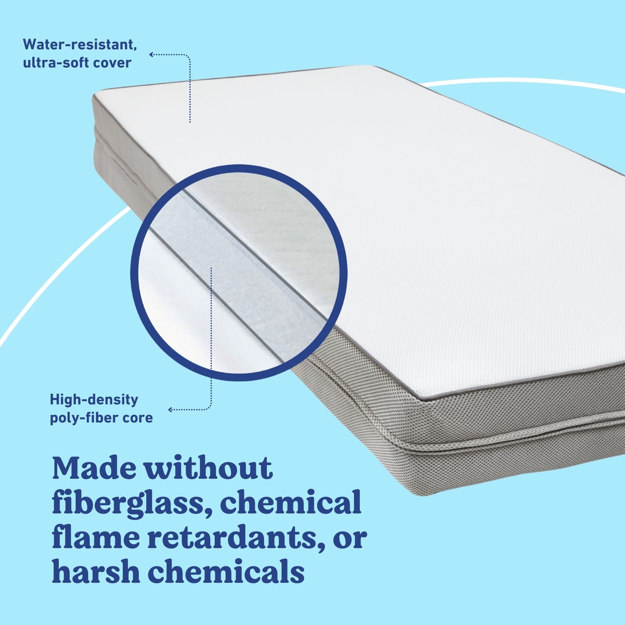 GRACO 5-INCH MESH CRIB & TODDLER MATTRESS