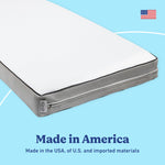 Graco Basics 5-Inch Crib & Toddler Mattress made in America callout