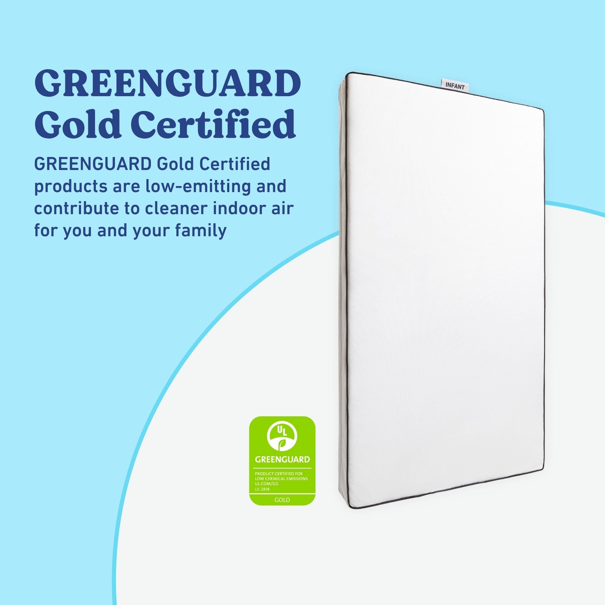 Graco Essentials 6-Inch Water-Resistant Dual-Sided Baby Crib & Toddler Bed Mattress