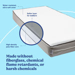 GRACO 6-INCH DUAL-SIDED CRIB & TODDLER MATTRESS