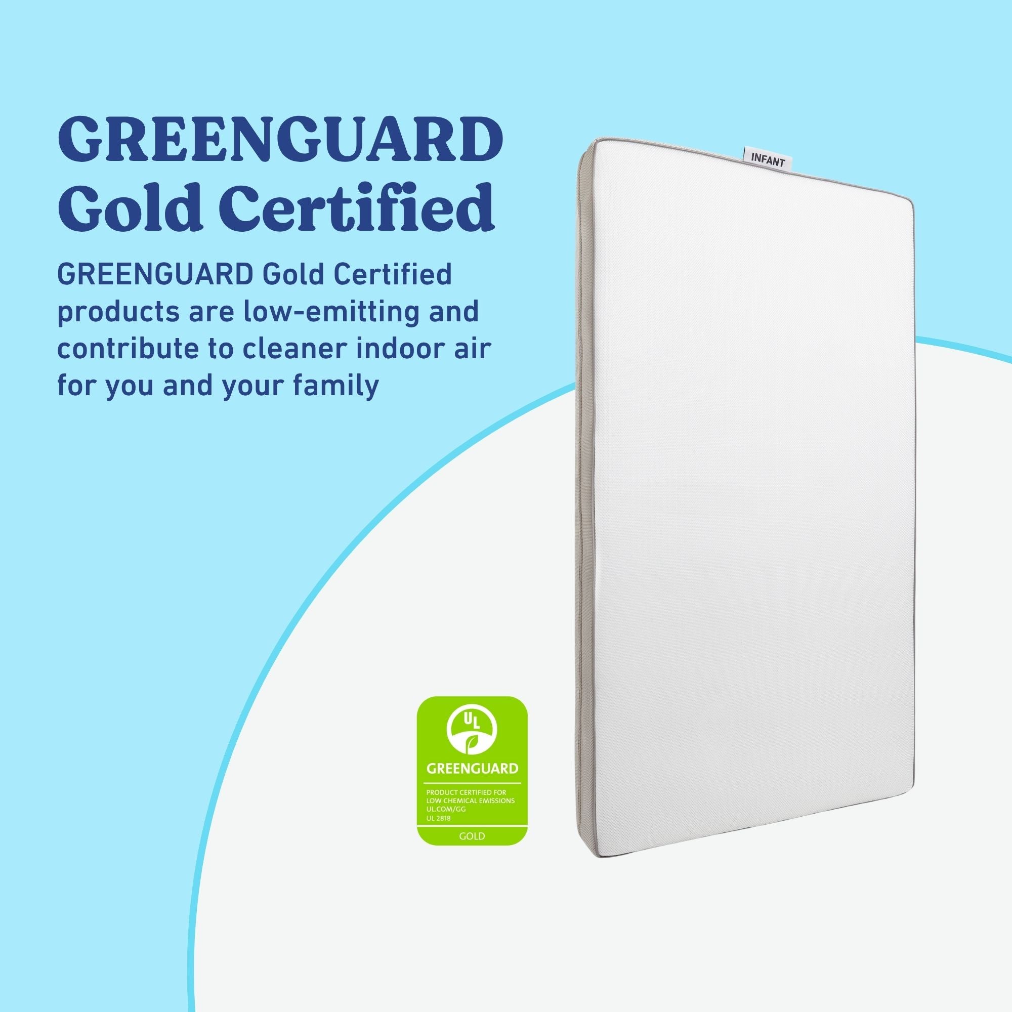 Graco Essentials 6-Inch Mesh Dual-Sided Baby Crib & Toddler Bed Mattress