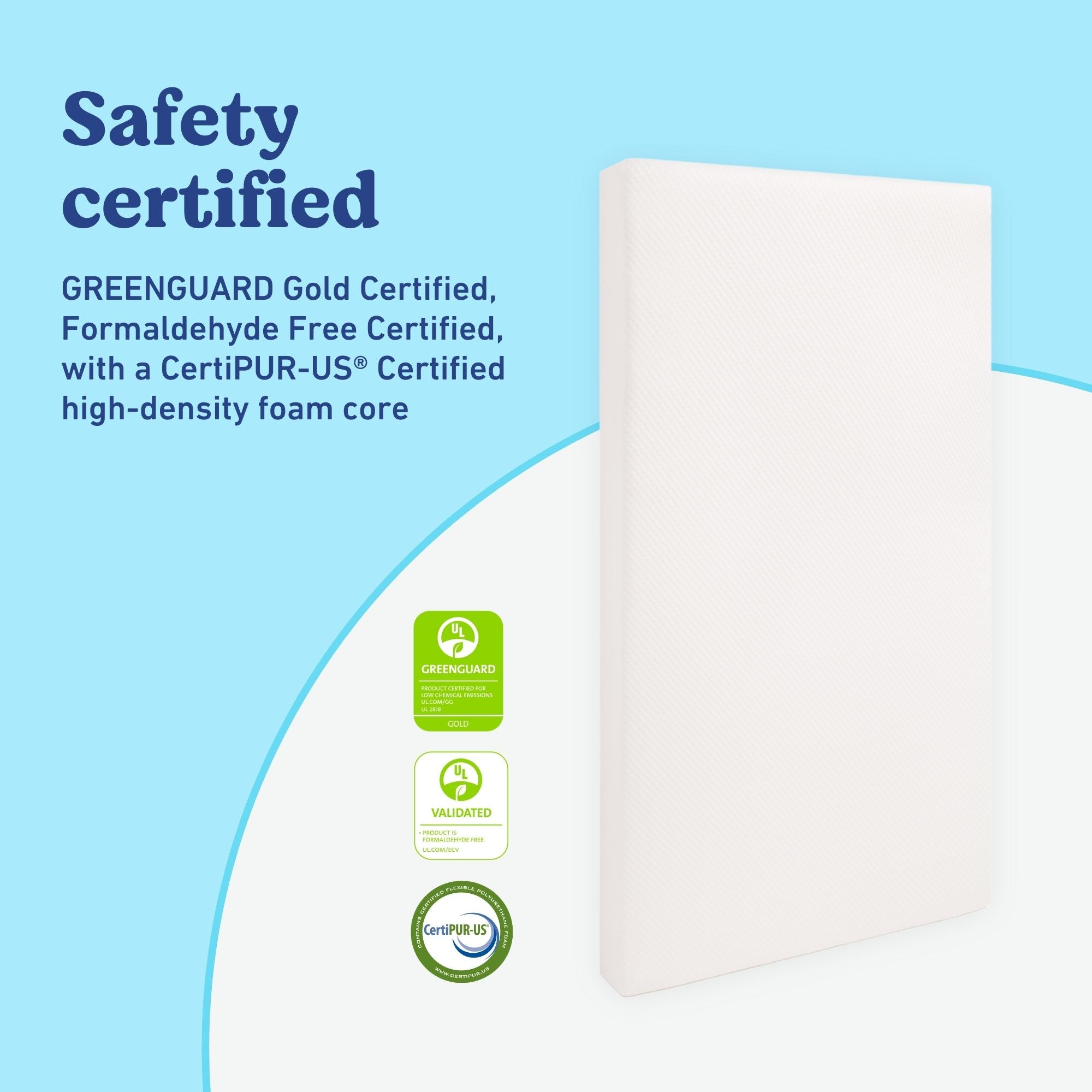 graco premium mattress certifications callout
