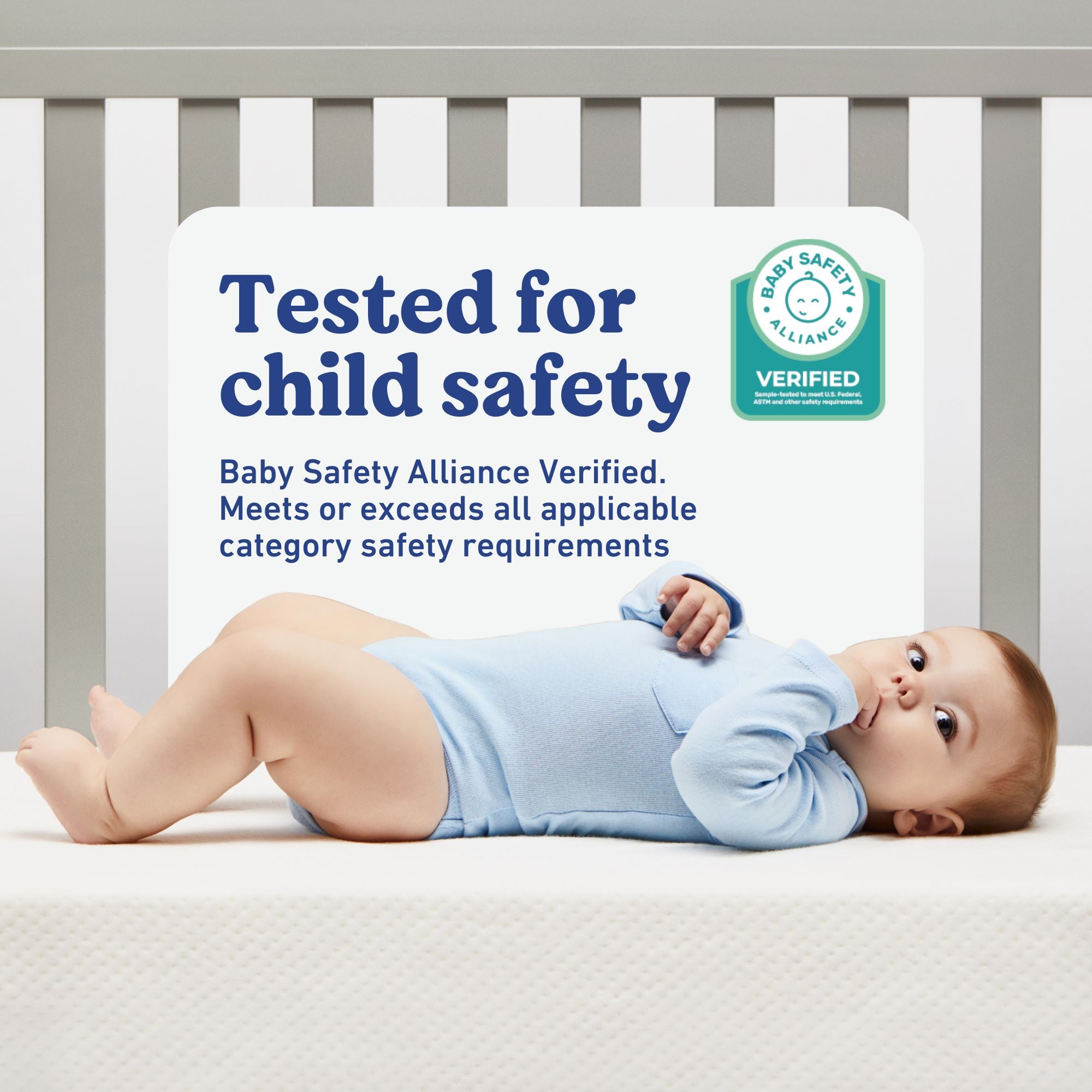 Graco Premium Mattress Baby Safety Alliance Verified callout