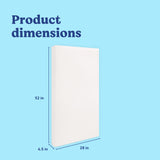 Graco Premium Foam Crib and Toddler Mattress with dimensions