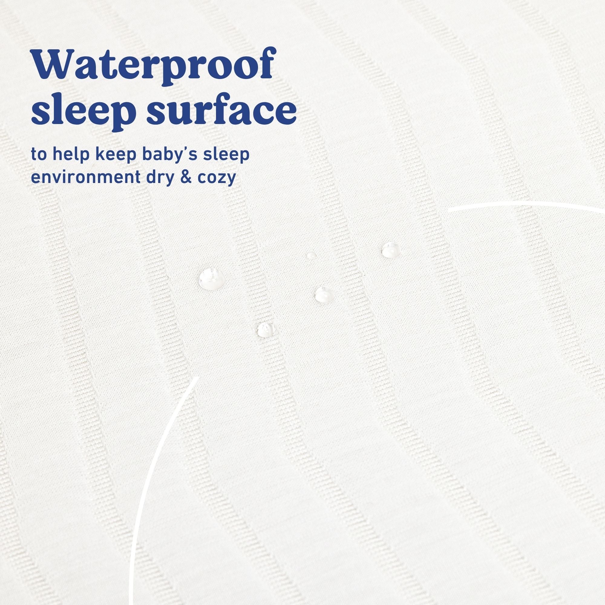 dual comfort mattress waterproof sleep surface callout