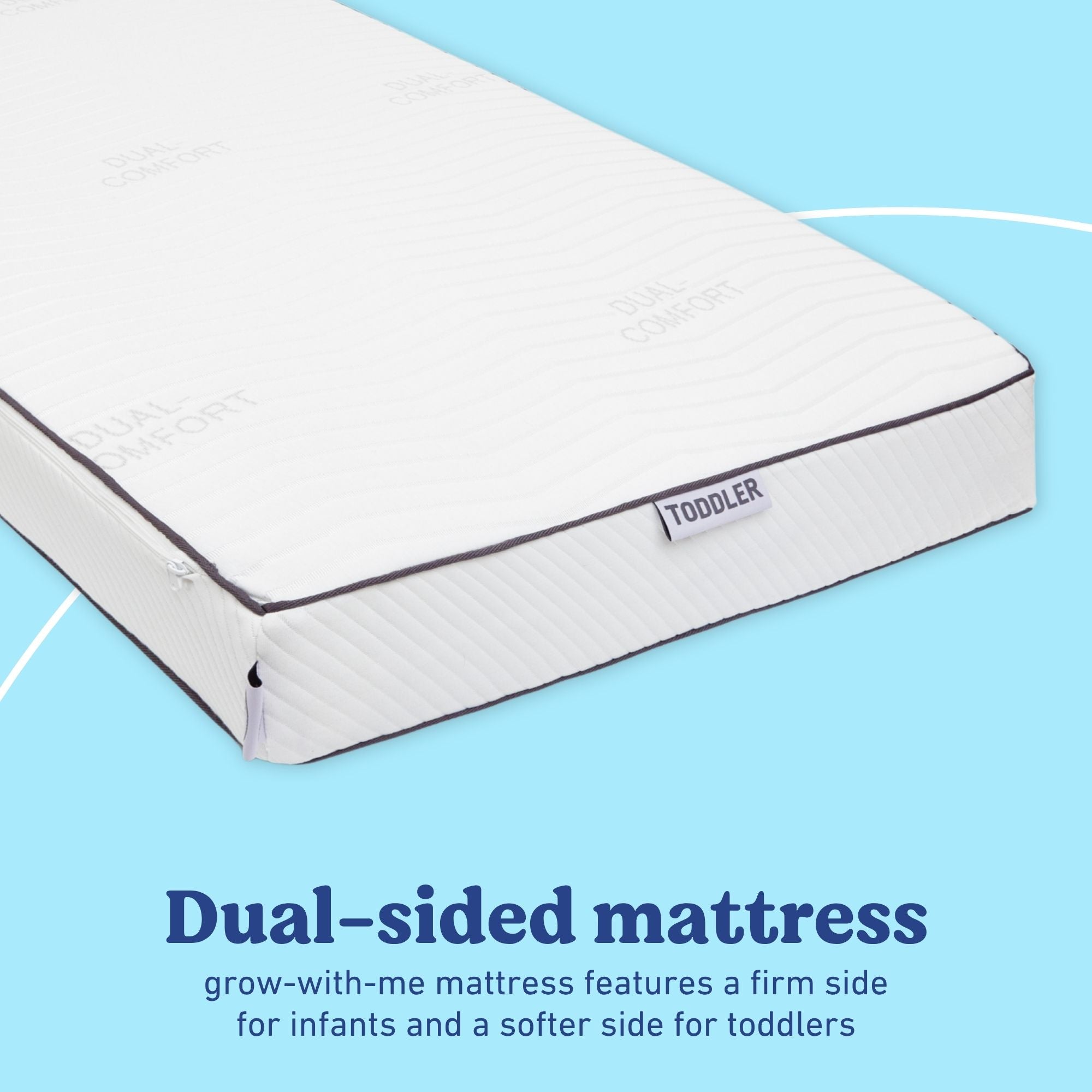 dual comfort mattress dual-sided mattress callout