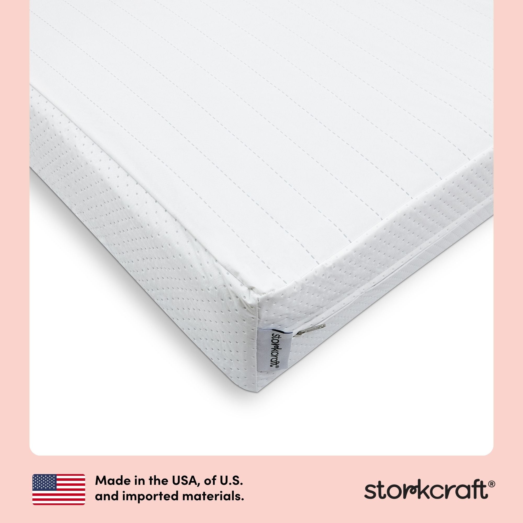 Storkcraft 6-Inch Water-Resistant Dual-Sided Baby Crib & Toddler Bed Mattress