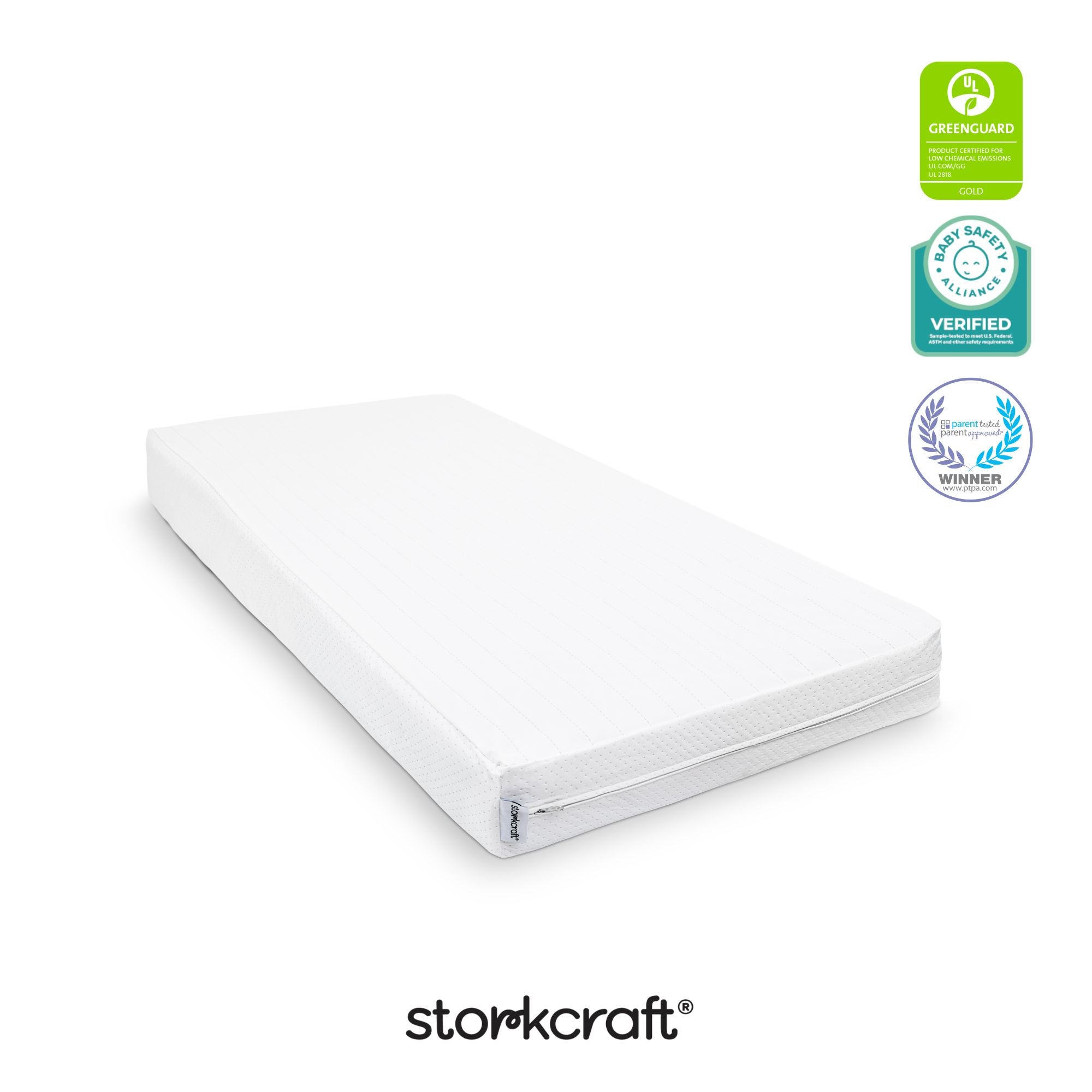 Storkcraft 6-Inch Water-Resistant Dual-Sided Baby Crib & Toddler Bed Mattress