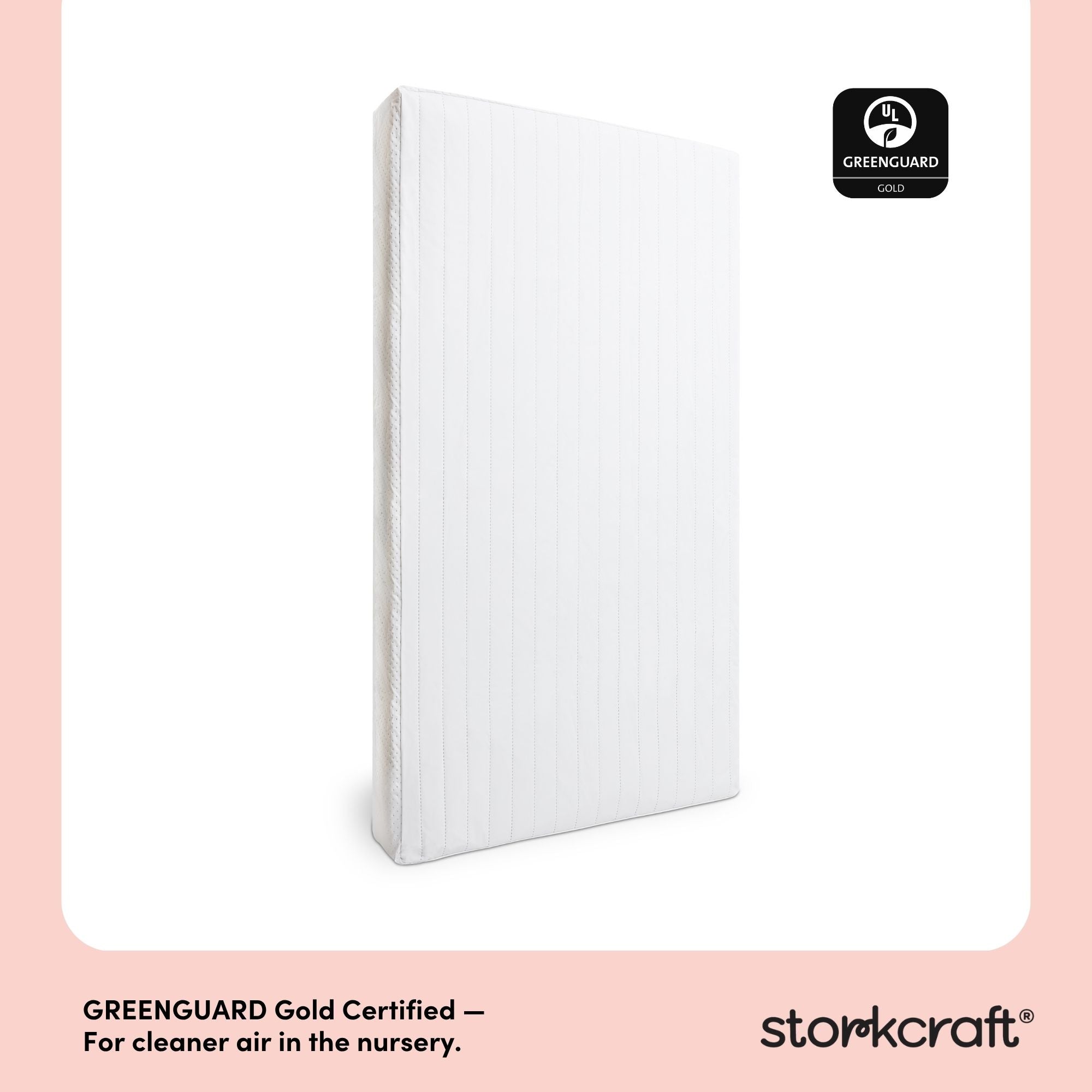 Storkcraft 6-Inch Water-Resistant Dual-Sided Baby Crib & Toddler Bed Mattress