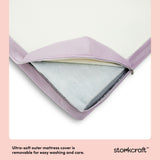Storkcraft 6-Inch Mesh Dual-Sided Crib And Toddler Mattress litho removable cover callout