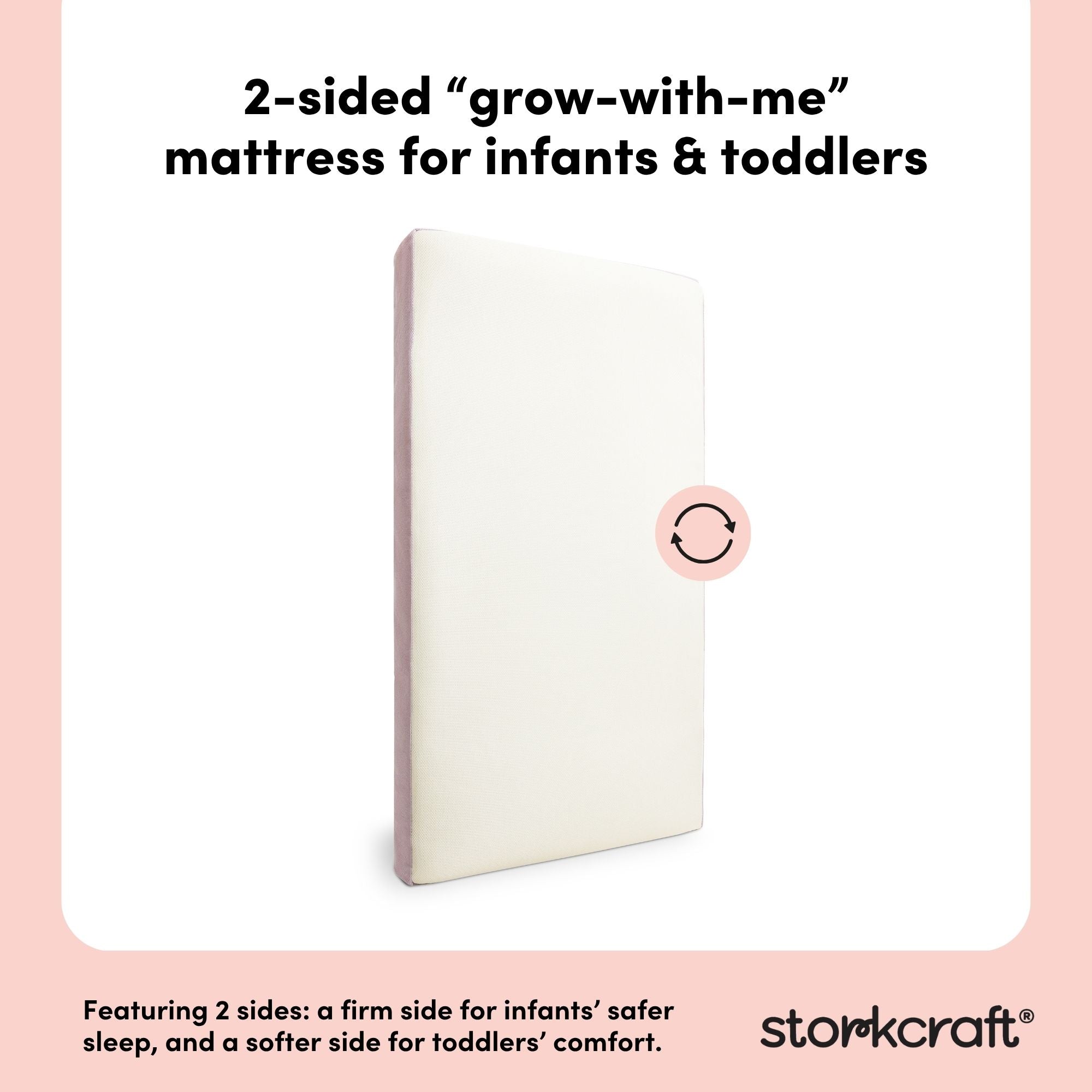 Storkcraft 6-Inch Mesh Dual-Sided Baby Crib & Toddler Bed Mattress