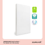 Storkcraft 6-Inch Dual-Sided Crib And Toddler Mattress certifications callout