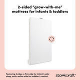 Storkcraft 6-Inch Dual-Sided Baby Crib & Toddler Bed Mattress