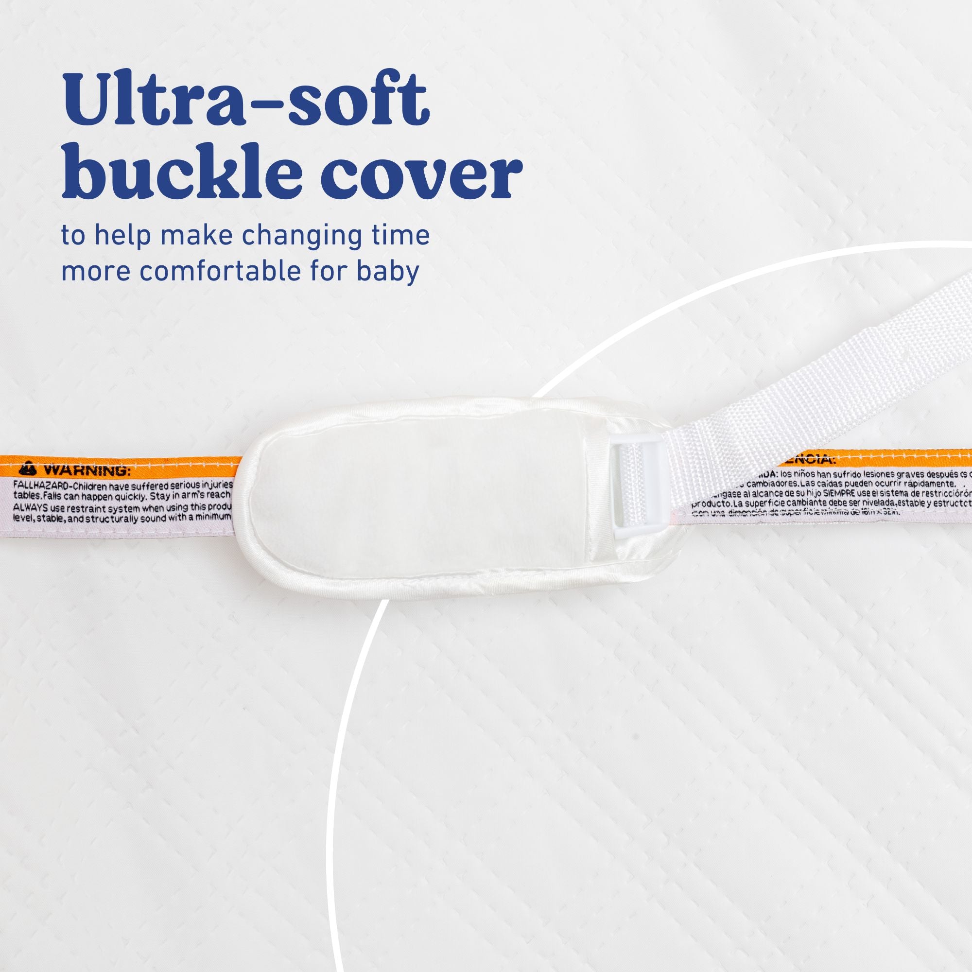 graco contour changing pad soft buckle cover callout
