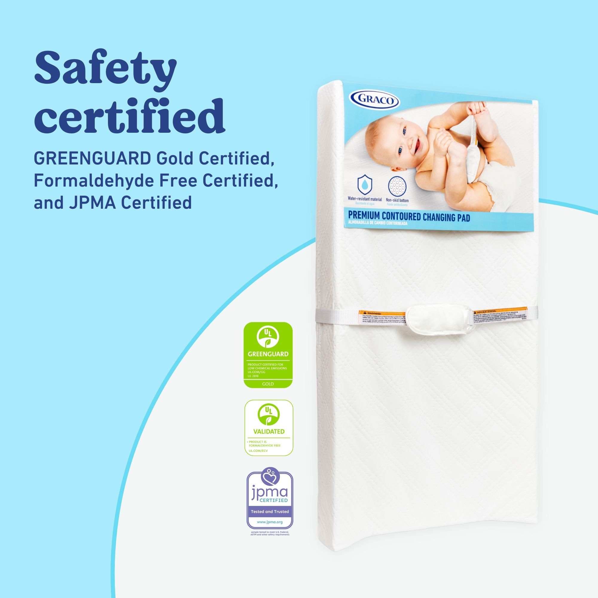 graco contour changing pad certifications callout