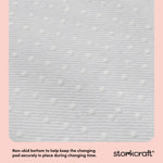 nest changing pad non-skid bottom closeup callout